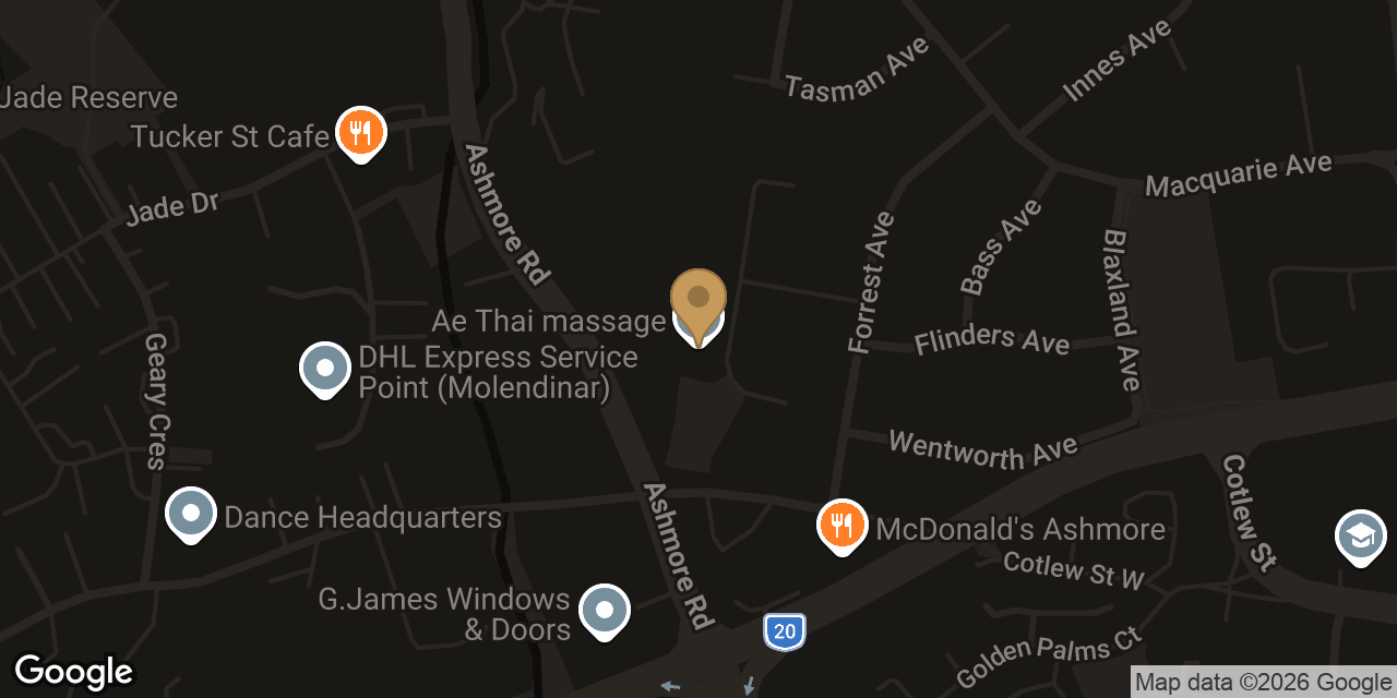 Map showing the location of Ae Thai Massage