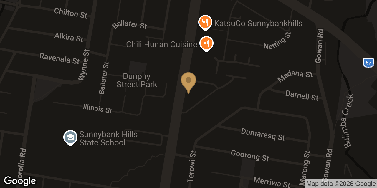 Map showing the location of Amy Massage