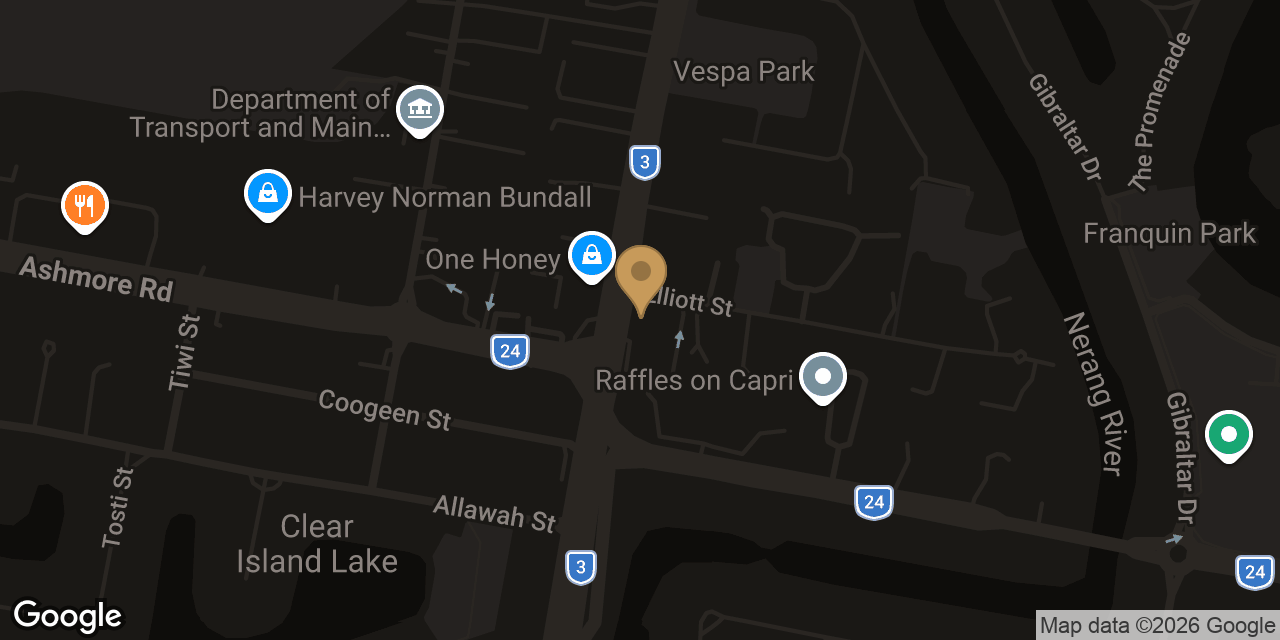 Map showing the location of B Body Restore Studio
