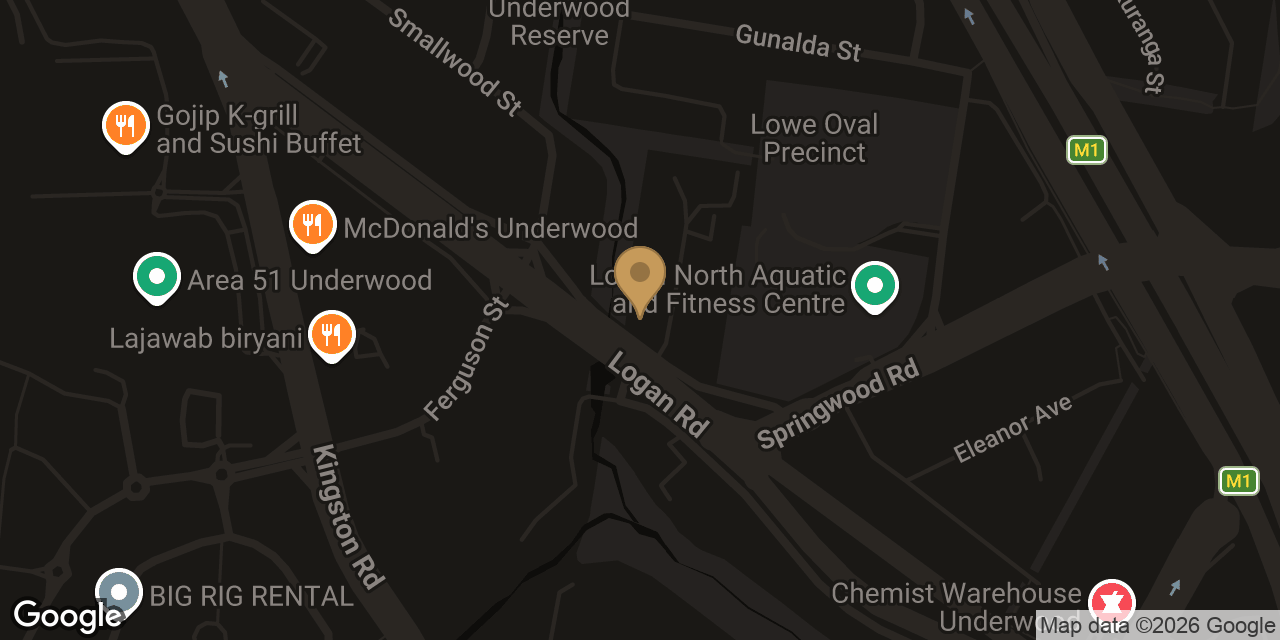 Map showing the location of Bamboo Panda Massage
