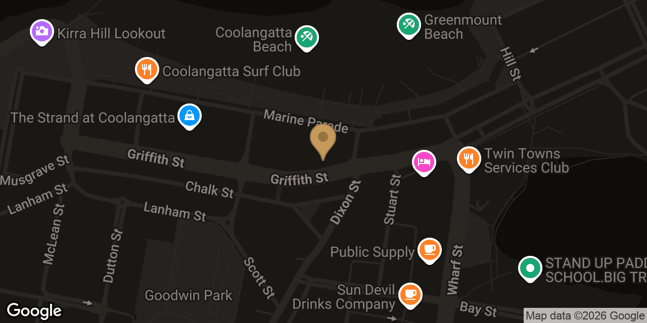 Map showing the location of Bunny & Bambi Adult Massage