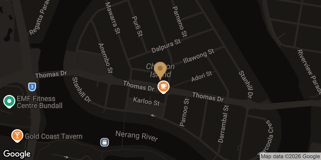 Map showing the location of C.N Thai Massage