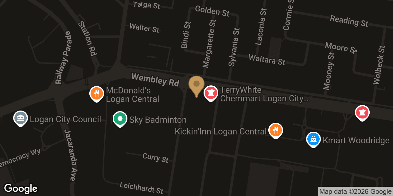 Map showing the location of Cherry Massage