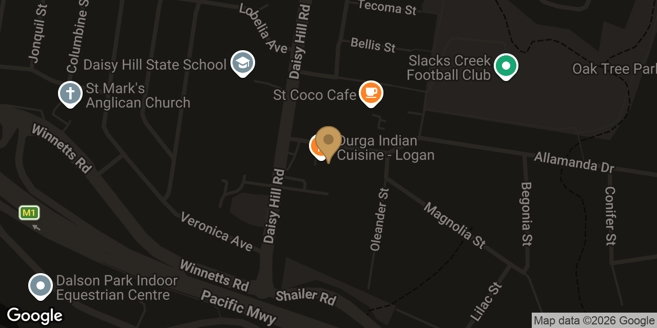 Map showing the location of Daisy Smiles Massage