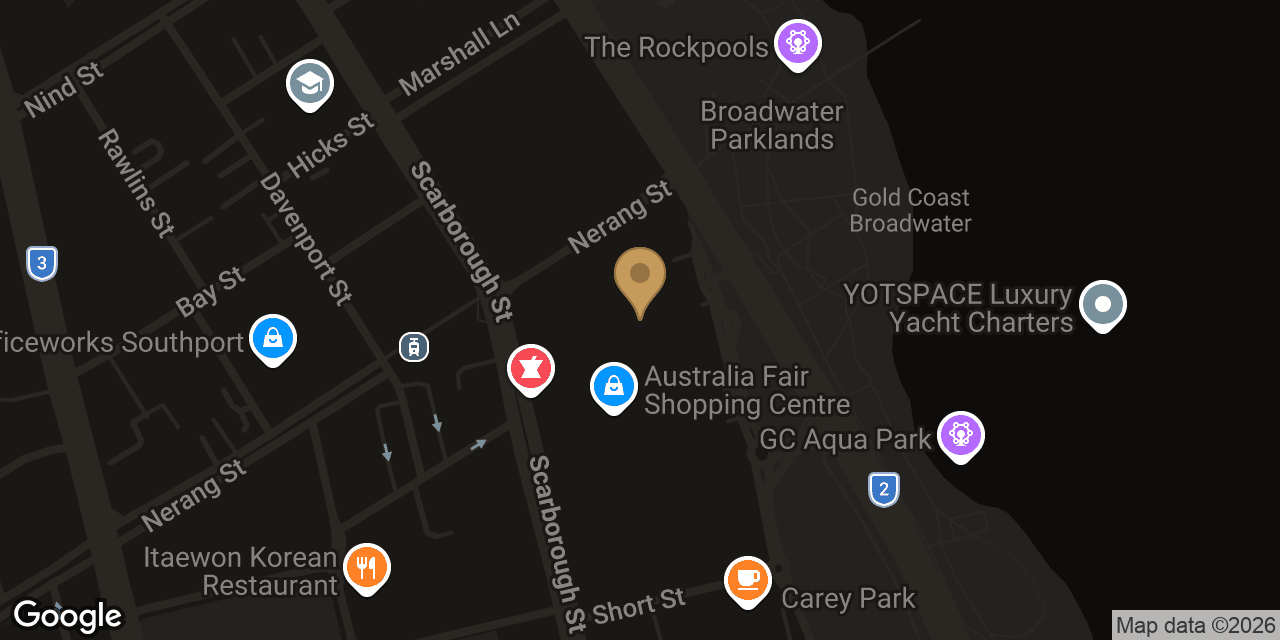 Map showing the location of Ever Well Massage