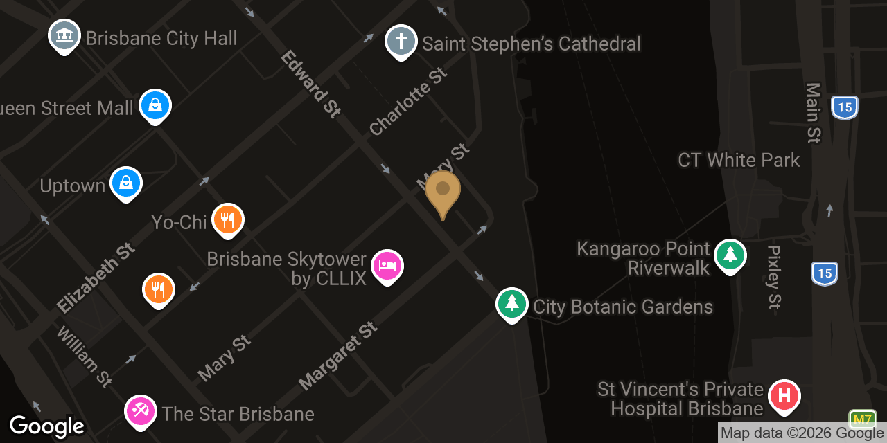 Map showing the location of Four Seasons Relaxation Massage