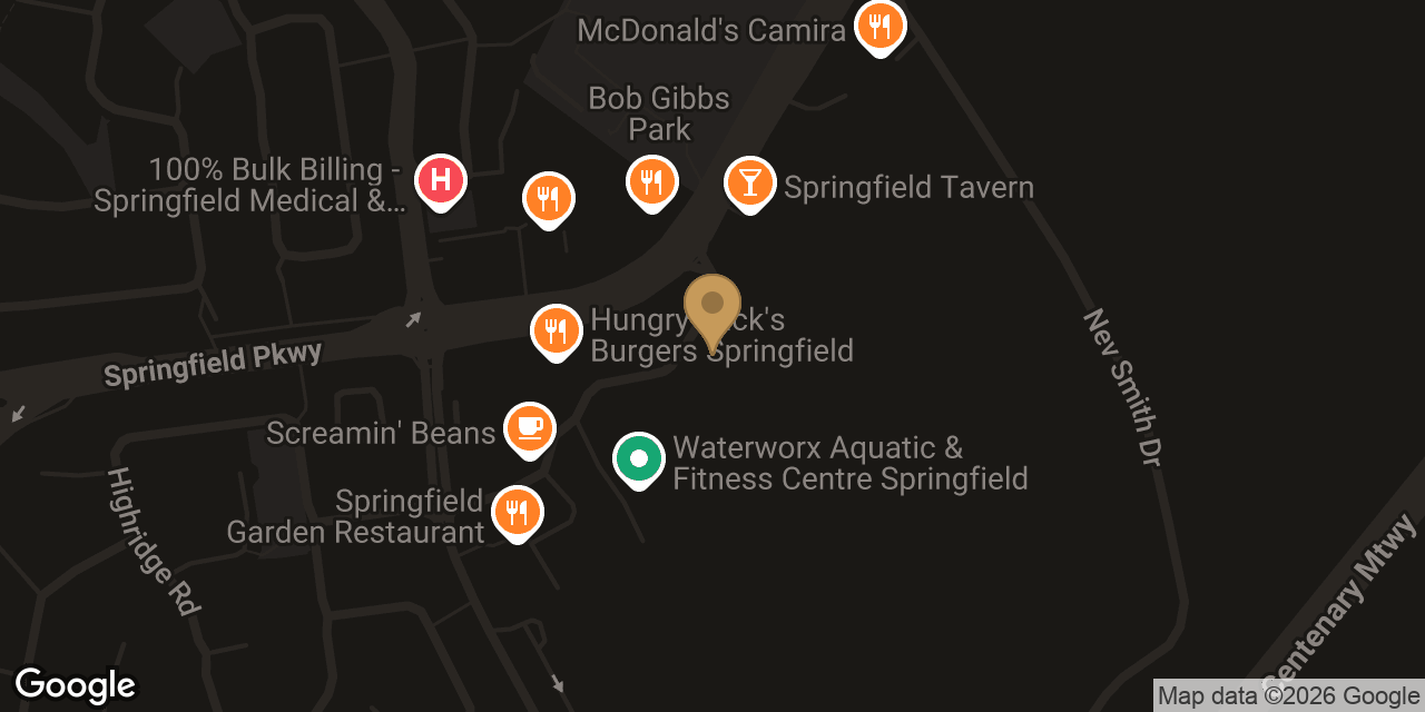 Map showing the location of Golden Sun Massage