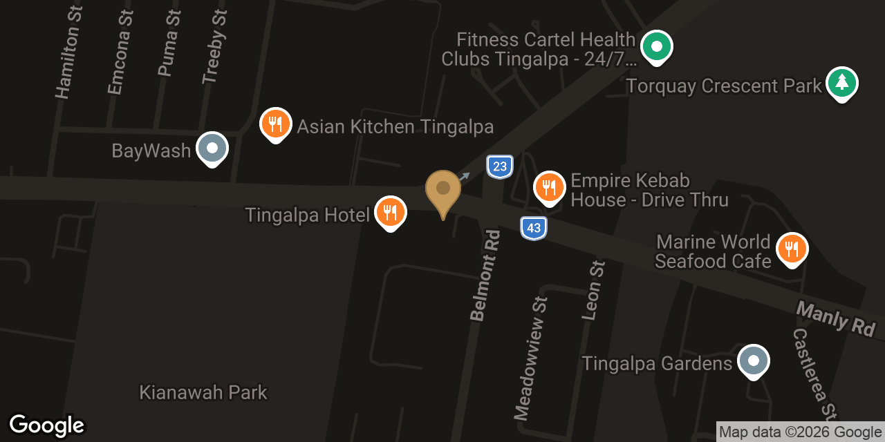Map showing the location of Green Bamboo Massage