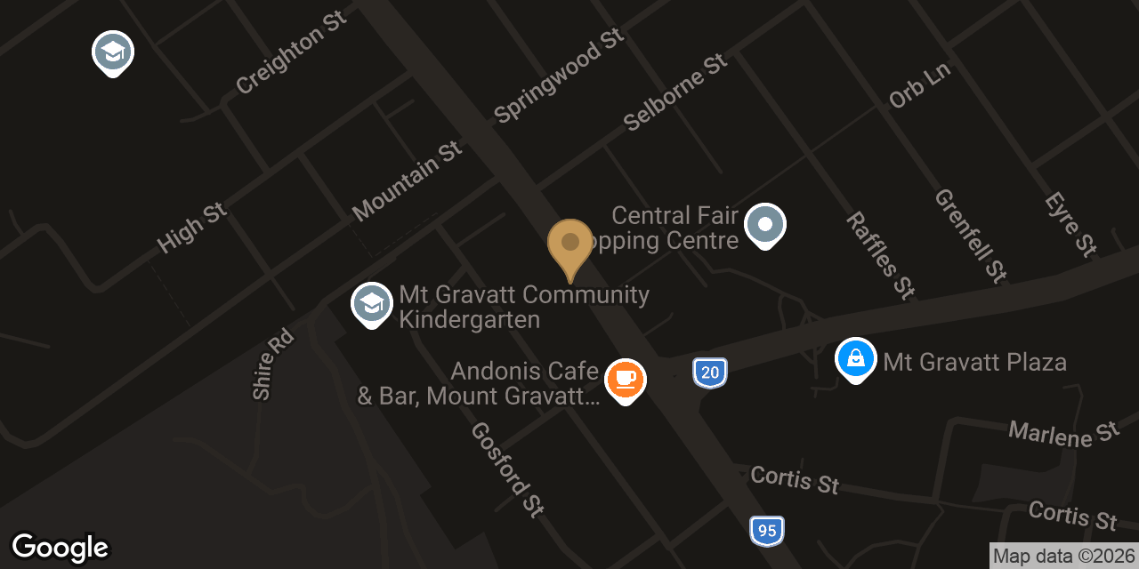 Map showing the location of Haven Massage Mount Gravatt