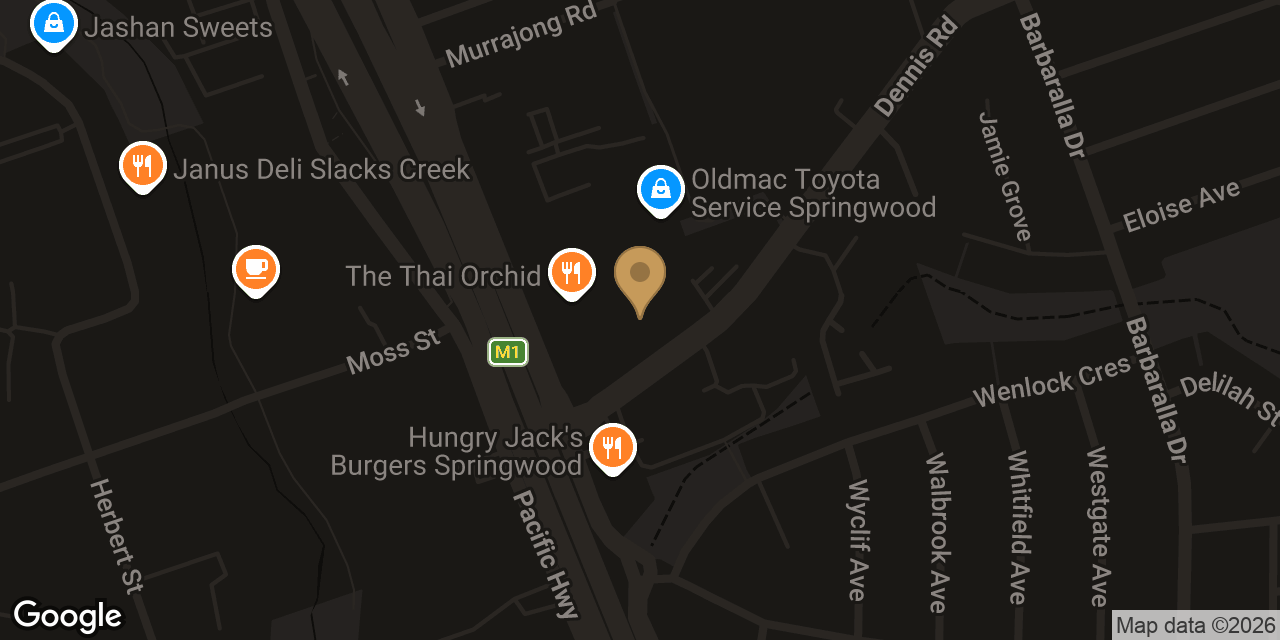 Map showing the location of IU Thai Massage
