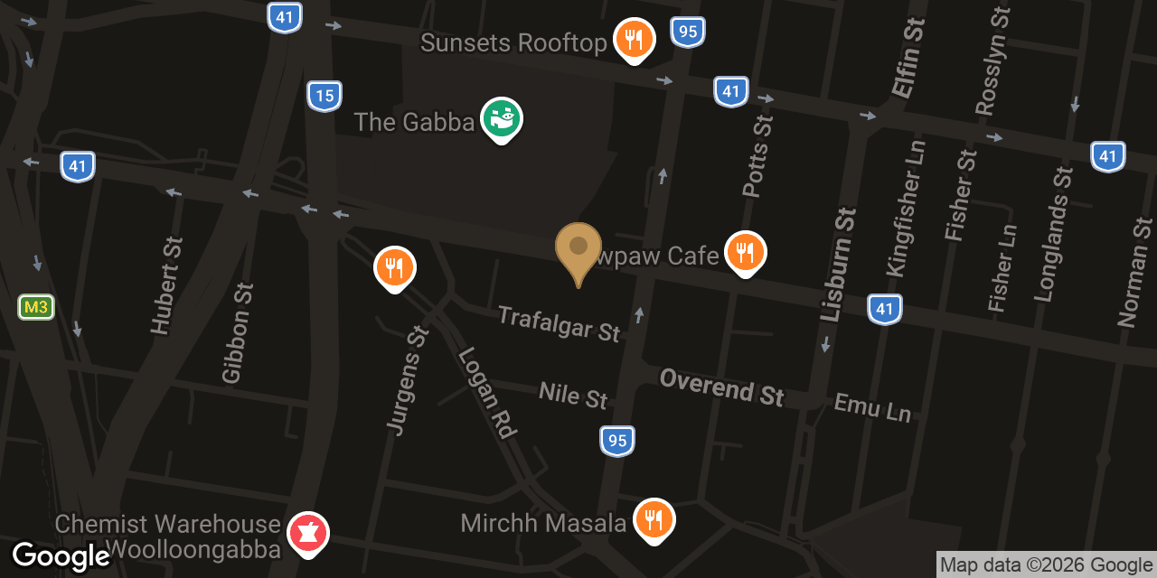Map showing the location of Lingam Massage & NURU Massage Brisbane