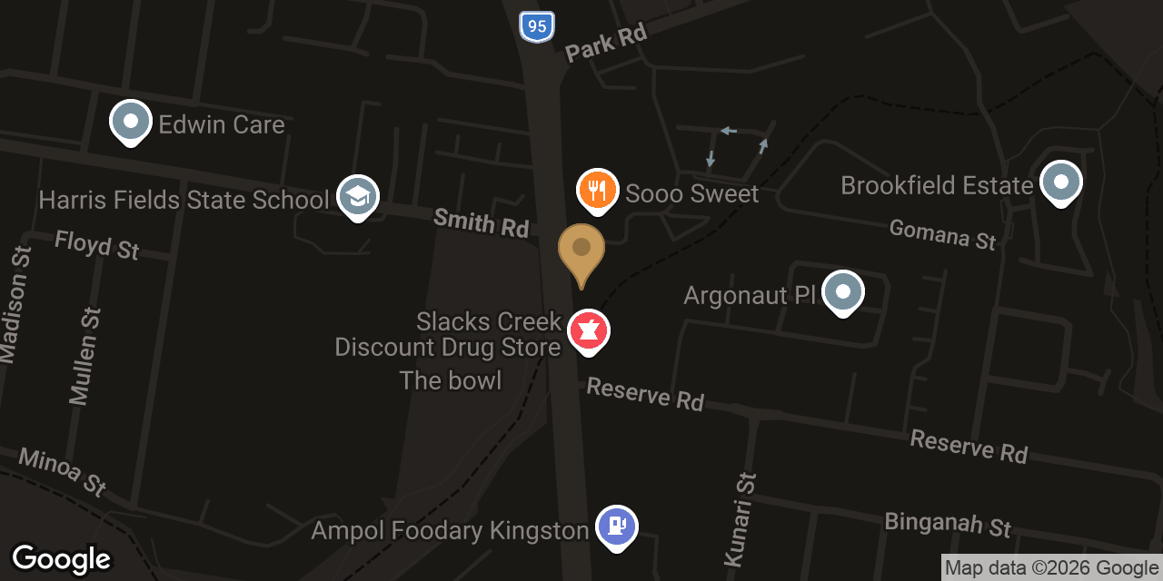 Map showing the location of Little Crown Massage