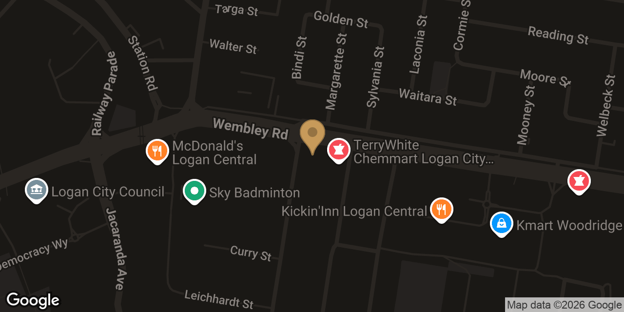 Map showing the location of Lotus Massage Studio
