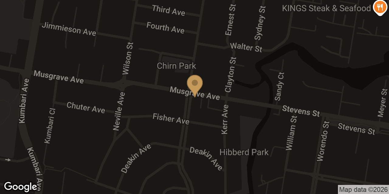 Map showing the location of Lucky Massage