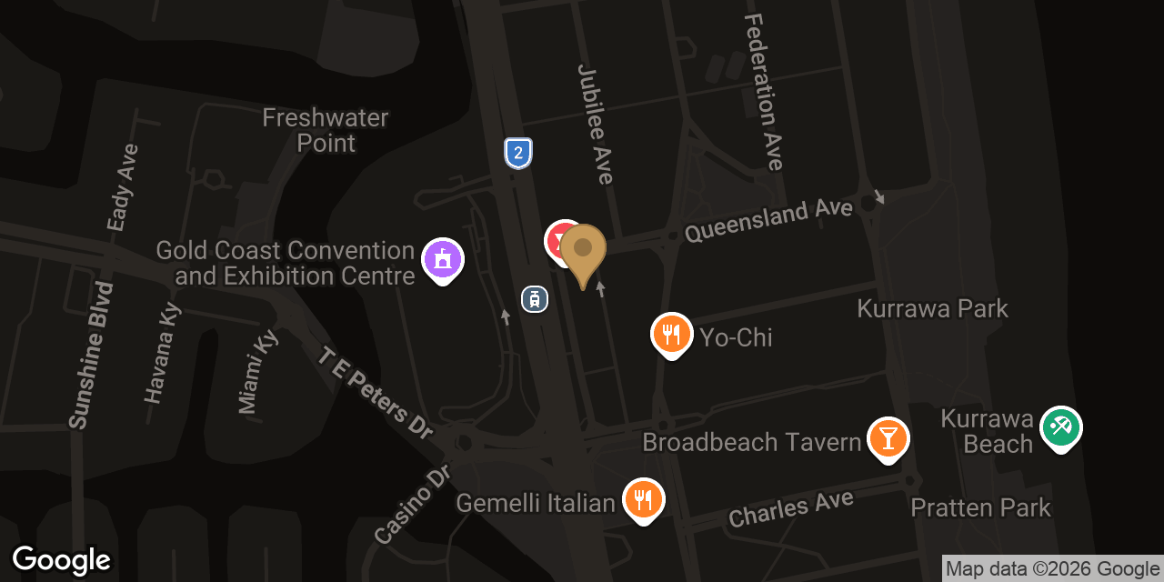 Map showing the location of Malaysian Massage