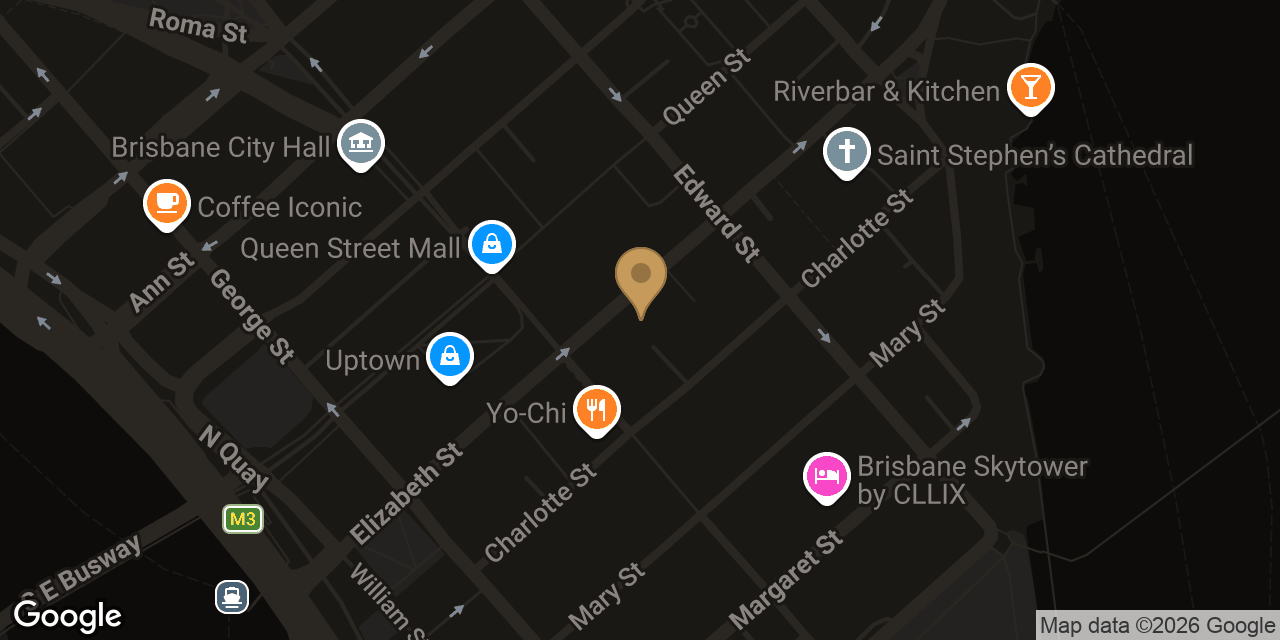 Map showing the location of Manya Massage