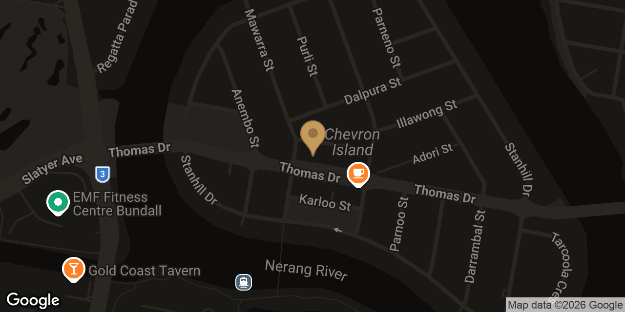 Map showing the location of Marlee Thai Massage
