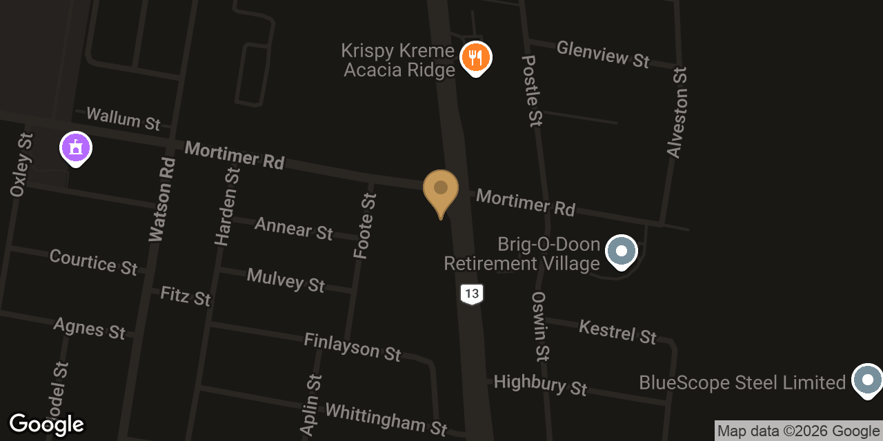 Map showing the location of Me Me Massage Acacia Ridge