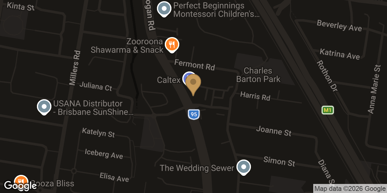 Map showing the location of Natural Massage Underwood