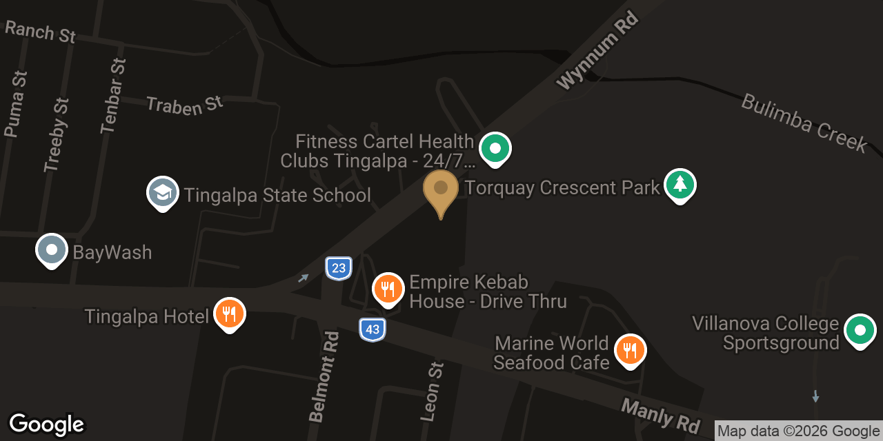 Map showing the location of Oriental Crown Massage