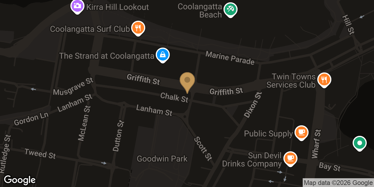 Map showing the location of Pacificmassage