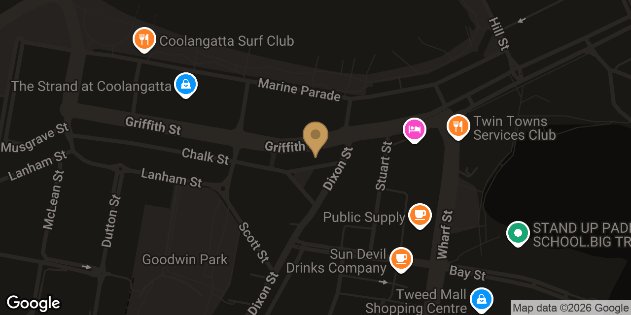 Map showing the location of Sakura Massage