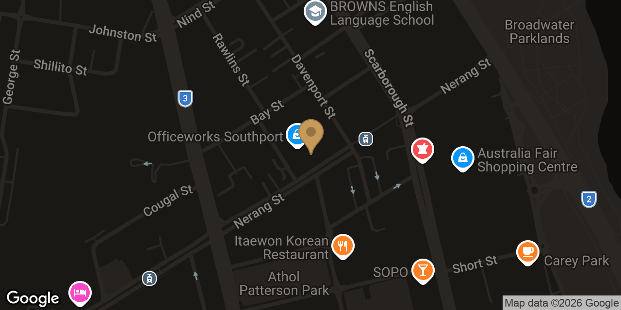 Map showing the location of Sarocha Massage