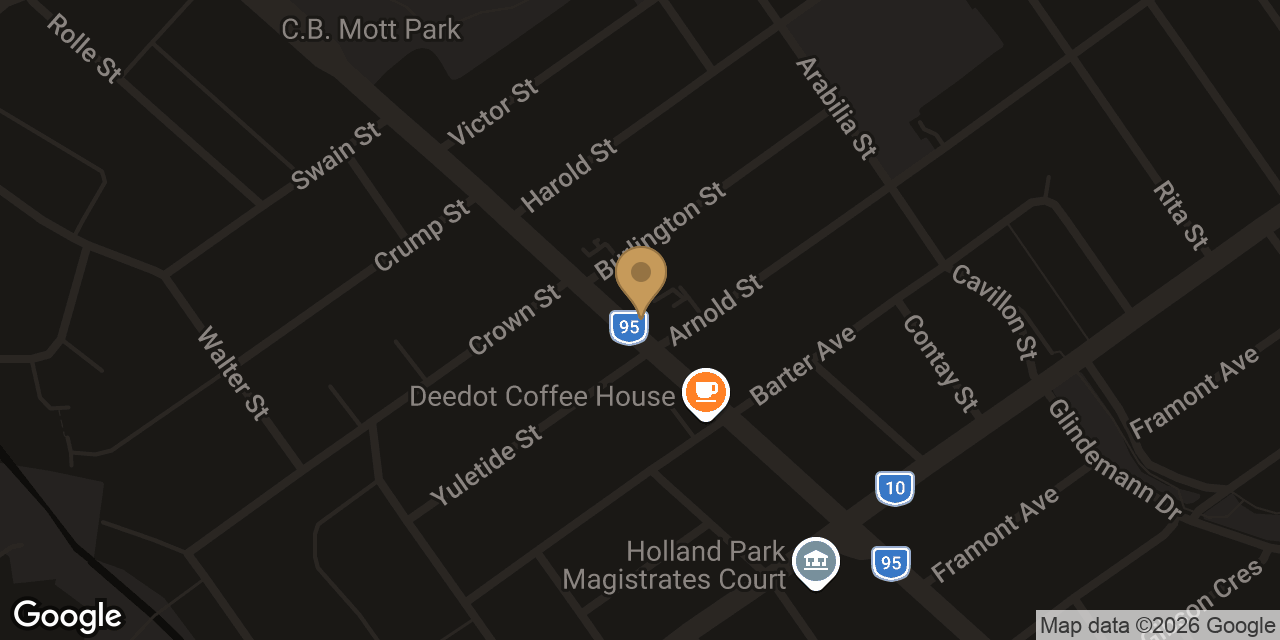 Map showing the location of Sunshine Day Spa 65/45