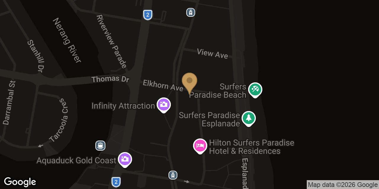 Map showing the location of The Thai Massage