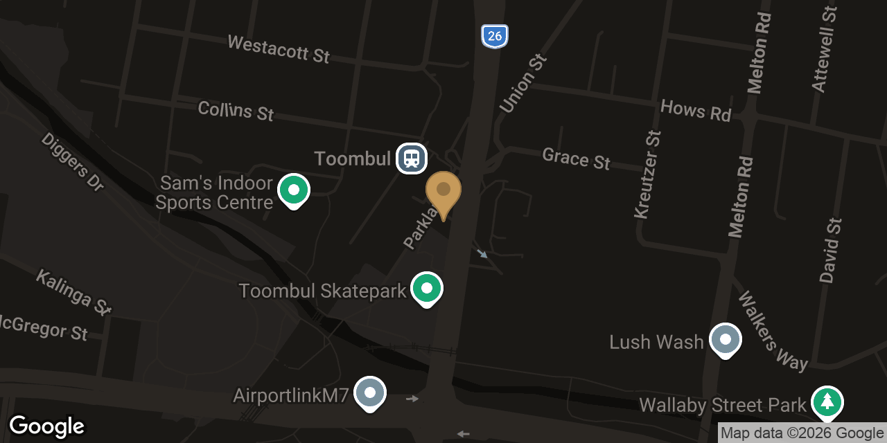 Map showing the location of Toombul Massage House