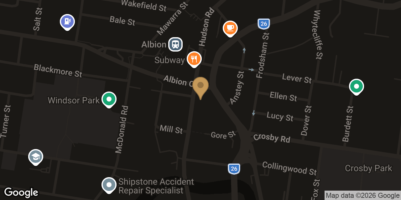 Map showing the location of Xin Pai Massage