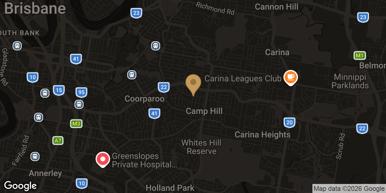 Map of sensual massage parlours in Camp Hill