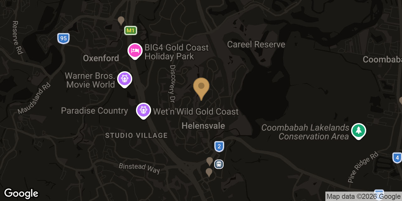 Map of sensual massage parlours in Helensvale