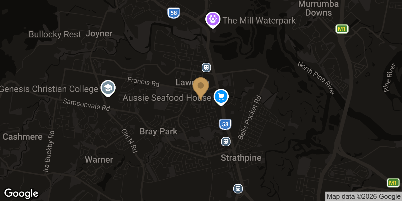 Map of sensual massage parlours in Lawnton
