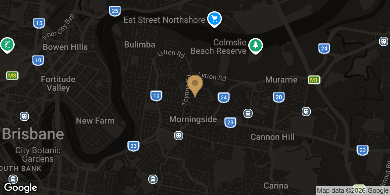 Map of sensual massage parlours in Morningside
