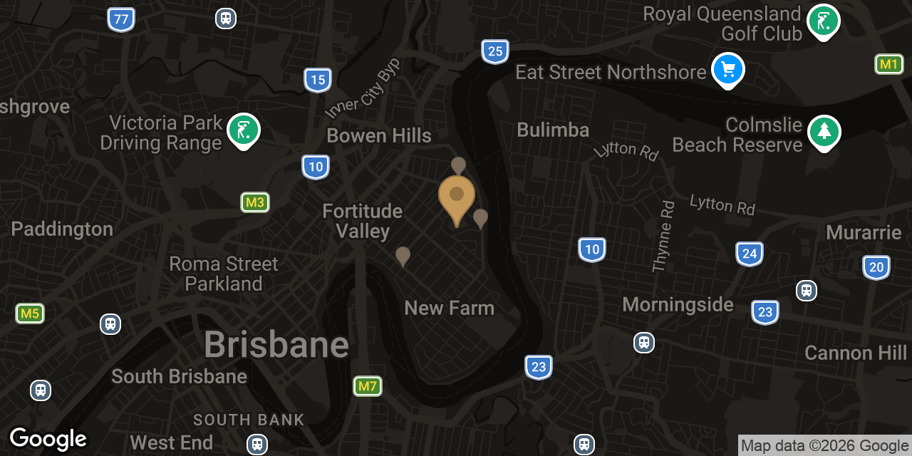 Map of sensual massage parlours in Teneriffe