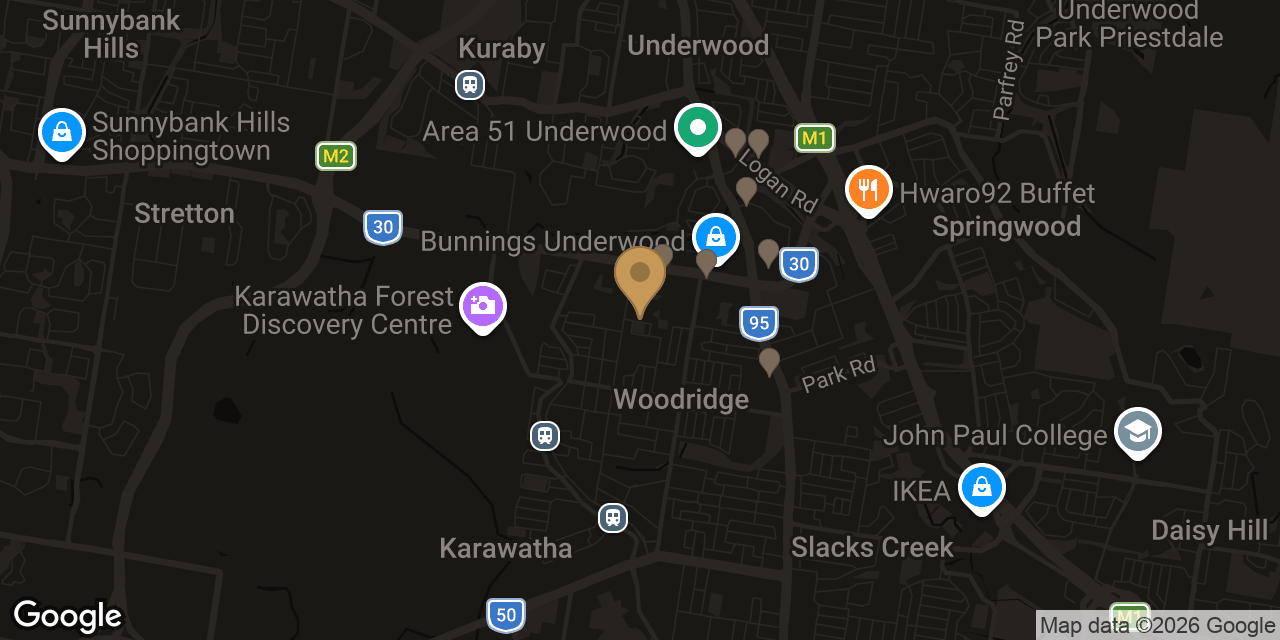 Map of sensual massage parlours in Underwood