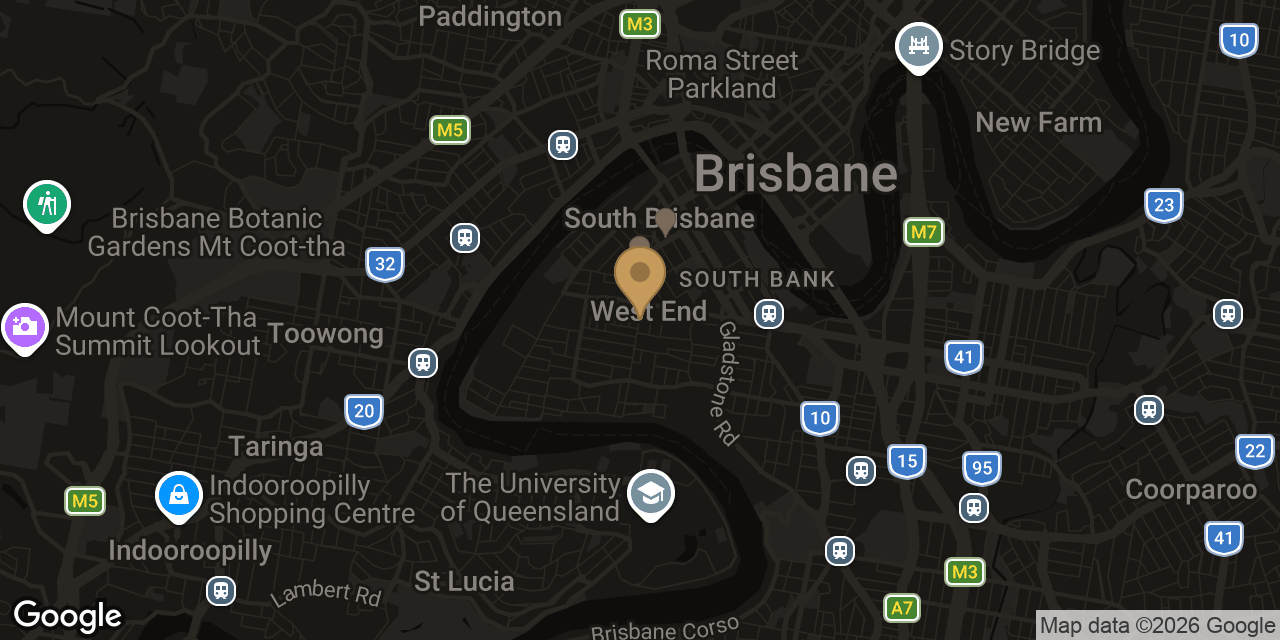 Map of sensual massage parlours in West End